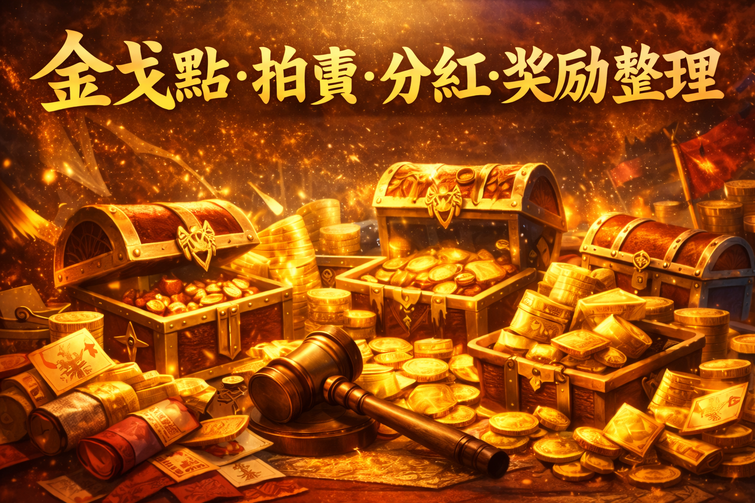 逆水寒領地戰-金戈點・拍賣・分紅・獎勵整理